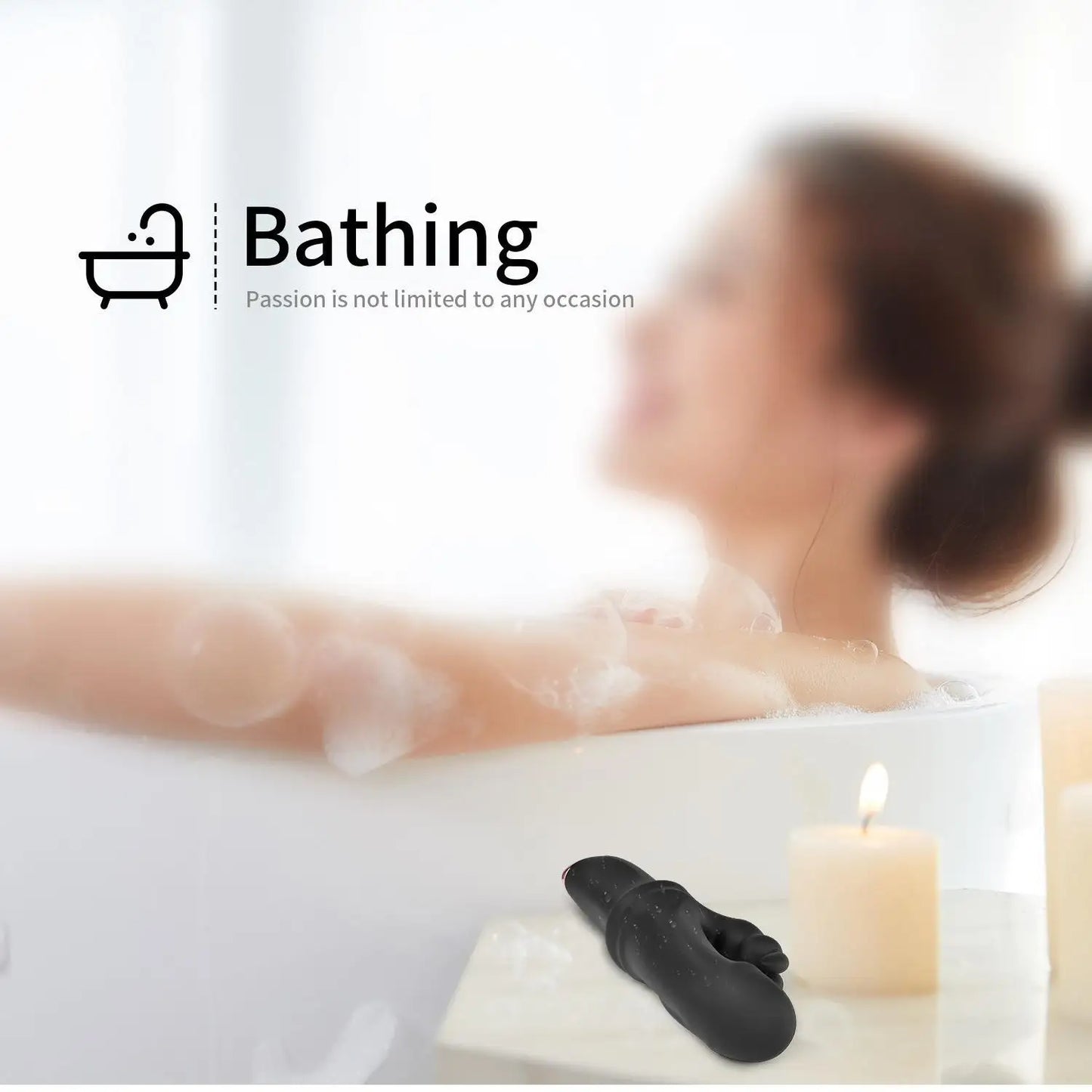 Eluxtronic DuoPulse Ergonomic Wellness Massager – 10-Mode Rechargeable Comfort Device