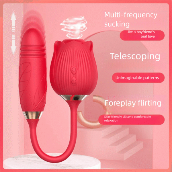 Eluxtronic Rose Bloom Personal Massager – Rechargeable Waterproof Comfort Device