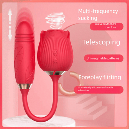 Eluxtronic Rose Bloom Personal Massager – Rechargeable Waterproof Comfort Device