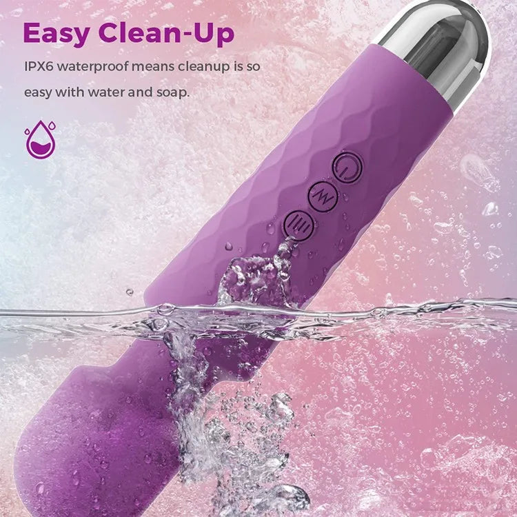 Eluxtronic PowerWave Handheld Body Massager – Rechargeable Multi-Speed Relaxation Device