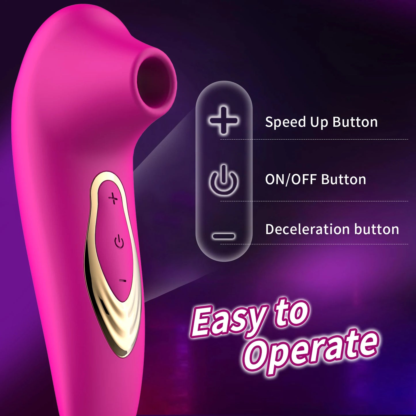 Eluxtronic AeroPulse Airwave Personal Massager – Rechargeable Multi-Frequency Comfort Device