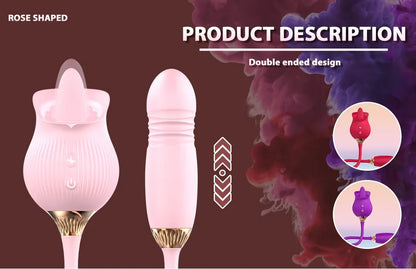 Eluxtronic Rose Bloom Personal Massager – Rechargeable Waterproof Comfort Device