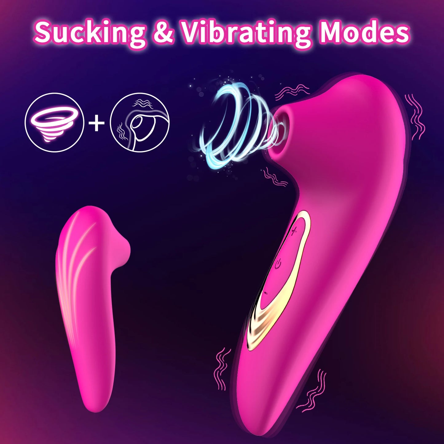 Eluxtronic AeroPulse Airwave Personal Massager – Rechargeable Multi-Frequency Comfort Device