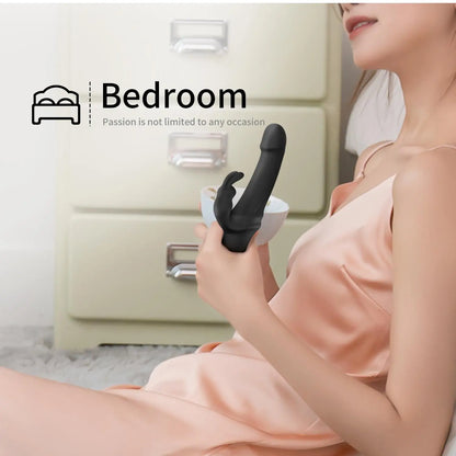 Eluxtronic DuoPulse Ergonomic Wellness Massager – 10-Mode Rechargeable Comfort Device