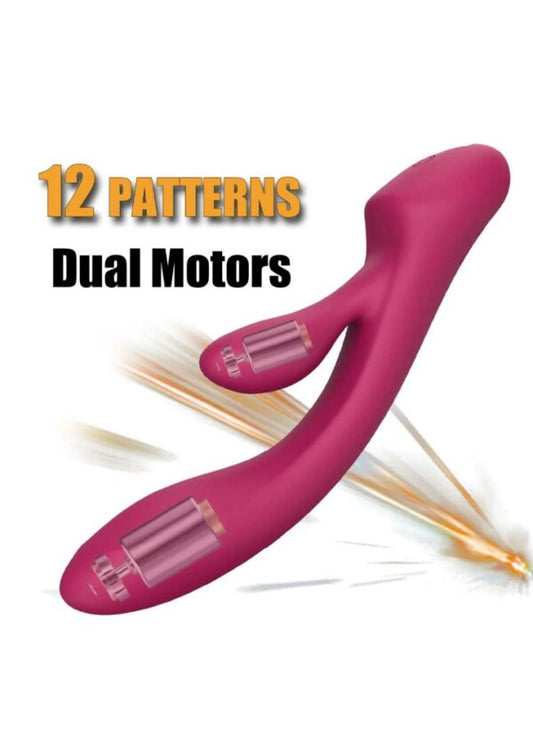 Eluxtronic FlexiCurve Dual-Motor Wellness Massager – USB Rechargeable Waterproof Comfort Device