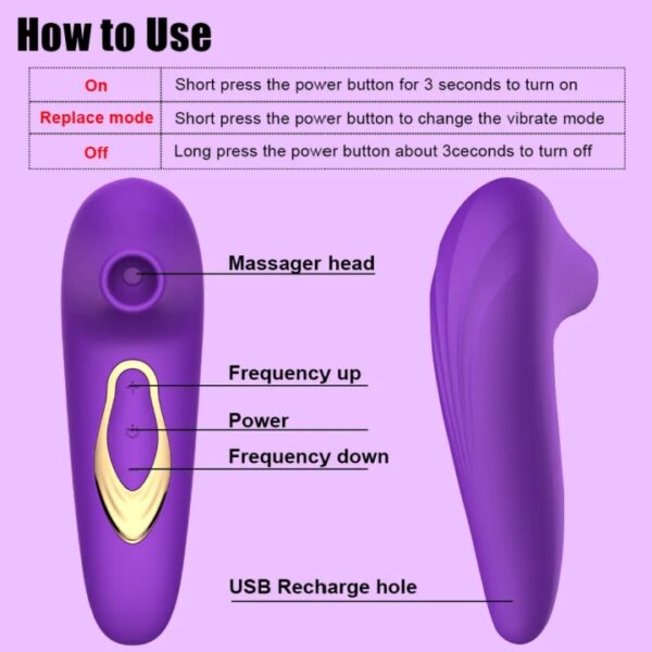 Eluxtronic AeroPulse Airwave Personal Massager – Rechargeable Multi-Frequency Comfort Device