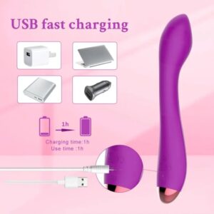 Eluxtronic SilkWave Curved Wellness Massager – USB Fast-Charging Multi-Mode Comfort Device