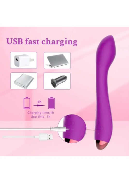 Eluxtronic SilkWave Curved Wellness Massager – USB Fast-Charging Multi-Mode Comfort Device