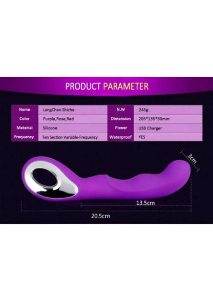 Eluxtronic LoopPulse Ergonomic Wellness Massager – Multi-Mode Rechargeable Comfort Device