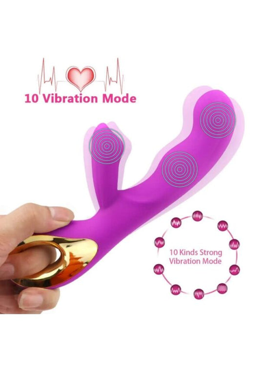 Eluxtronic PrismWave Dynamic Wellness Massager – Waterproof Multi-Mode Rechargeable Device