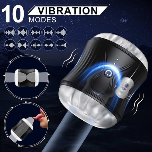 Eluxtronic PulseChamber Men’s Relaxation Device – Magnetic Charging Multi-Mode Wellness Device